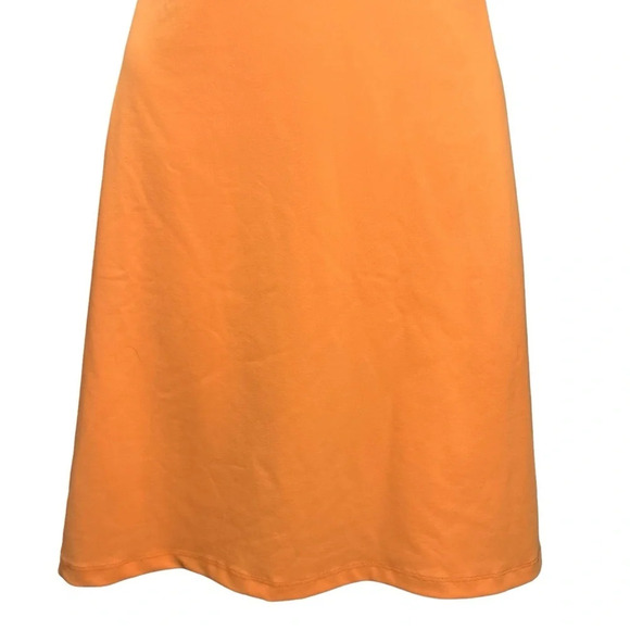 Susana Monaco V-Neck A-Line Mini Dress in Electric Orange Neon - Picture 8 of 16